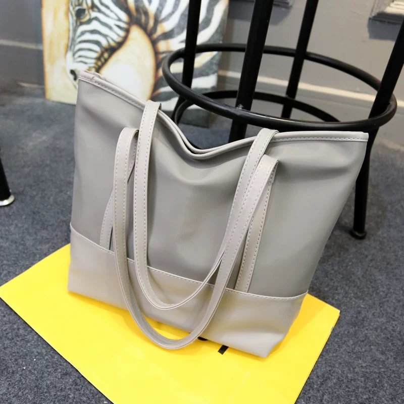 Водонепроницащая нейлоновая сумка-шоппер, вместительная сумка через плечо, коллекция 2023, корейский стиль, оксфордская ткань