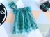 Quần áo trẻ em 2018 mùa hè mới cô gái Hàn Quốc kẻ sọc gas nước ngoài ba lớp chất lượng sợi công chúa fan dress