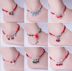 Dog Year Red Rope Anklet Nữ Silver Bell Dệt tay Vòng chân sinh viên Hàn Quốc Xu hướng mới Cặp đôi đơn giản Vòng chân lắc chân nữ vàng đẹp Vòng chân