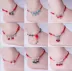 Dog Year Red Rope Anklet Nữ Silver Bell Dệt tay Vòng chân sinh viên Hàn Quốc Xu hướng mới Cặp đôi đơn giản Vòng chân lắc chân nữ vàng đẹp Vòng chân