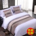 Khách sạn khách sạn bộ đồ giường khách sạn khách sạn giường khăn giường cờ giường đuôi pad giường bảng cờ gói bán buôn thảm trải giường mùa đông Trải giường