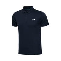 Áo thun nam chính hãng Li Ning sấy khô nhanh Áo thun thể thao nam mùa hè thoáng khí tay ngắn APLL027 APLL033 - Áo polo thể thao áo thun polo nữ