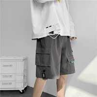 Tide, летние трендовые шорты, штаны для отдыха, в корейском стиле, свободный прямой крой, подходит для подростков