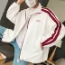 Áo khoác mùa xuân nam Hàn Quốc áo khoác thông thường siêu mỏng loang loáng áo khoác nam thủy triều thương hiệu áo gió hip-hop - Cực lớn