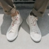 Giày vải trắng Guque nam cao giúp học sinh Phiên bản Hàn Quốc của xu hướng giày nam bình thường Giày thủy triều mùa hè Giày cao gót nam - Plimsolls giày thể thao nam đẹp Plimsolls