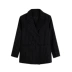 Nhỏ phù hợp với áo khoác nữ 2018 mùa thu mới retro chic hoang dã tính khí mỏng dải dọc phù hợp với bình thường thủy triều bộ vest nữ hàn quốc Business Suit