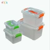 Глина, маленькая пластиковая коробка для хранения, портативная настольная коробочка для хранения