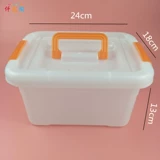 Глина, маленькая пластиковая коробка для хранения, портативная настольная коробочка для хранения