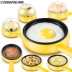 Trứng hấp đa chức năng Trứng hấp nhỏ nhân tạo trứng luộc máy ăn sáng tự động tắt trứng omelette nồi trứng điện - Nồi trứng