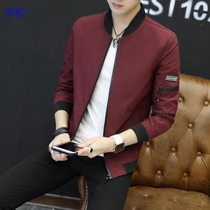 2017 mùa thu người đàn ông mới của áo khoác phần mỏng Hàn Quốc phiên bản của thanh niên đẹp trai đồng phục bóng chày áo khoác nam áo khoác giản dị xu hướng áo khoác nam đẹp