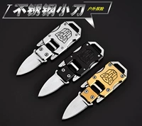 Ngoài trời đa chức năng Mini Survival Tool Folding Knife Inox Bracelet Buckle Knife Tự vệ Vòng đeo tay Transformers vòng tay phong thuỷ