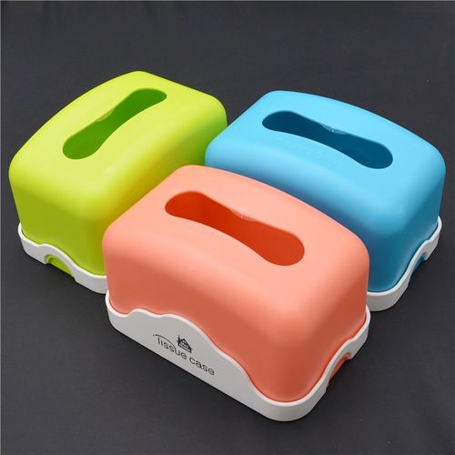 Пластиковые прямоугольные настольные бумажные салфетки, коробка для хранения для домашнего использования