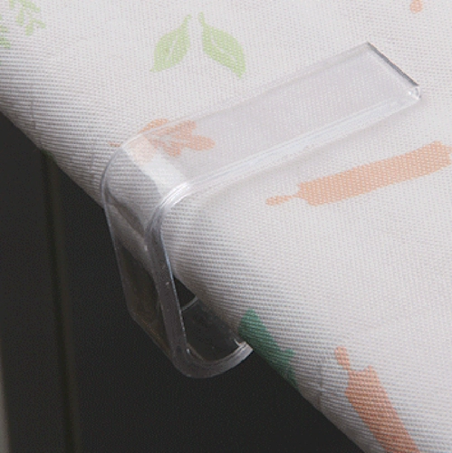 Прозрачный табличный клип пластиковый зажим для рабочего стола, столик за столом зажима зажига