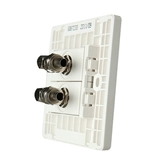 Переключатель Bull Wall Spocket Двух телевизионных панелей 86 двойной -ин -two -in -circuit TV 360 -Degree Elbow G08