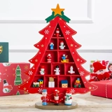 Рождественский декор, деревянное настольное трехмерное креативное маленькое ювелирное украшение