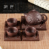 Yi Shuanglong Zisha nồi pad coaster pot nồi nồi nồi khay khay cách nhiệt pad Kung Fu bộ trà đạo không trận đấu - Trà sứ bộ ấm chén pha trà đẹp Trà sứ