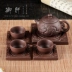 Yi Shuanglong Zisha nồi pad coaster pot nồi nồi nồi khay khay cách nhiệt pad Kung Fu bộ trà đạo không trận đấu - Trà sứ