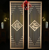Hot new phong cách Trung Quốc hiện đại nhỏ gọn rắn phân vùng gỗ cửa sổ gấp di động phòng khách phòng ngủ gấp màn hình lưới vách ngăn phòng thờ bằng gỗ