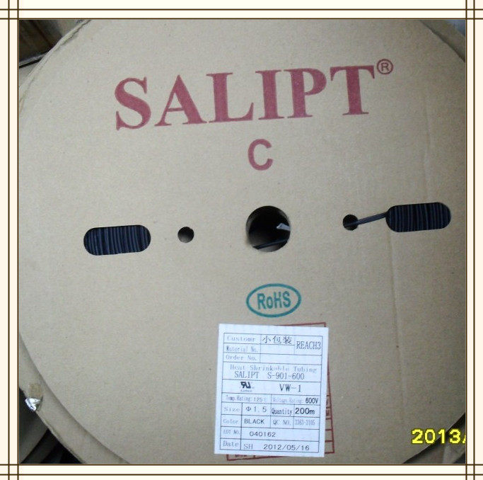 Купить SALIPT S-901-600 диаметр 12 мм 600 В 2: 1 черный горячий ...