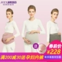 婧 麒 bức xạ phù hợp với thai sản váy chính hãng tạp dề mặc công việc mùa hè mang thai tạp dề bức xạ phù hợp với bốn mùa quần áo bảo vệ bà bầu khỏi bức xạ