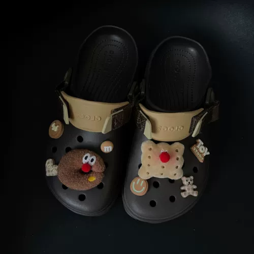 Crocs, туфли, мультяшная пряжка для обуви, креативный аксессуар, 2 карат