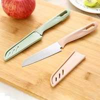 Фруктовый нож из нержавеющей стали дома с ножом, ножом, складным, портативным яблочным устройством многофункциональный пилен