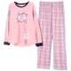 Bộ đồ ngủ mùa thu ở Nam Cực 200 kg cỡ lớn nữ chất béo mm cotton lỏng mùa xuân và bộ đồ mùa thu phiên bản Hàn Quốc có thể mặc