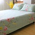Mùa hè dày giường đơn giản bông vải mềm mat mồ hôi- thấm không dính da bông thô vải đôi giường duy nhất trọng lượng 3,2 kg Khăn trải giường