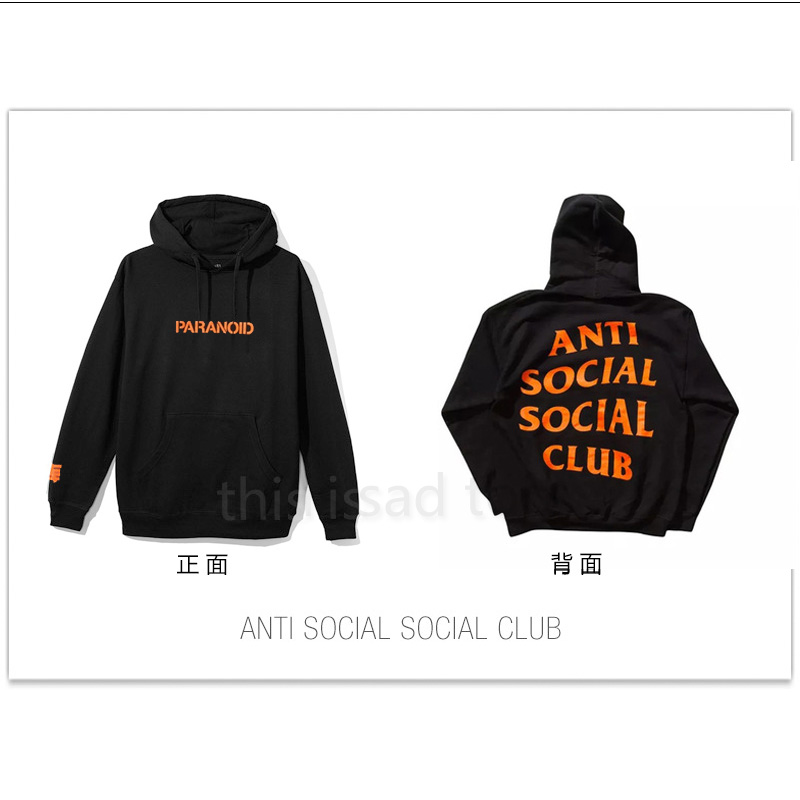 Black Joint NameGXASSC Go through Sweater jointly cherry blossoms hoodie  club loose coat social men and women anti Chaopai easy