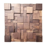 Новая китайская в стиле гостиной телевизор Фон Стена Мозаика Мозаика Черный орех Северный Европейский роскошный декоративный звуковой изолятор диффузор настенная доска