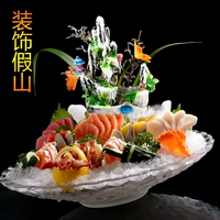 Khách sạn ẩm thực Nhật Bản sashimi platter sáng tạo hoa tâm trạng món ăn trang trí hòn non bộ đồ trang trí nhỏ đu quay trang trí hoa - Trang trí nội thất đồ dcor