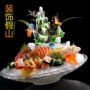 Khách sạn ẩm thực Nhật Bản sashimi platter sáng tạo hoa tâm trạng món ăn trang trí hòn non bộ đồ trang trí nhỏ đu quay trang trí hoa - Trang trí nội thất đồ dcor