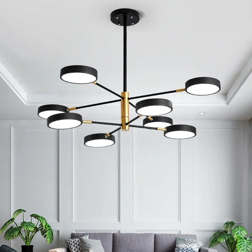 Креативная светодиодная современная дизайнерская люстра для гостиной, минималистичный светильник для спальни, скандинавский стиль, популярно в интернете