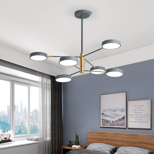 Креативная светодиодная современная дизайнерская люстра для гостиной, минималистичный светильник для спальни, скандинавский стиль, популярно в интернете