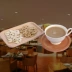 Khay nhỏ hình chữ nhật bộ đồ ăn bằng gỗ gỗ rắn trà gỗ cup cup món ăn khay nước bằng gỗ Nhật Bản hộ gia đình tấm gỗ Tấm