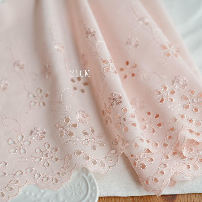GouacheH146 lace accessories polyester cotton Hollow out Embroidery Lace clothing Skirt  lace accessories Garment making Material Science
