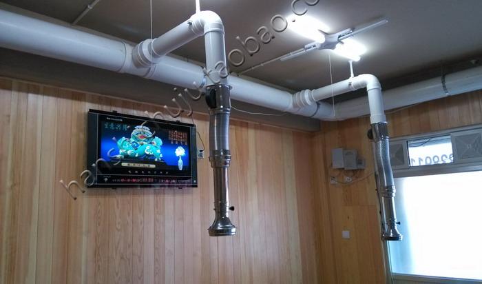 加粗韩式排风管,商用烧烤烤肉排烟管,抽风罩,可伸缩排烟罩,包邮