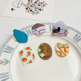 Брендовая акриловая подвеска, аксессуар ручной работы, серьги, аксессуары