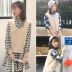 2018 mới của Hàn Quốc phiên bản của các trường đại học gió lỏng V-Cổ vest vest áo len mùa thu đoạn ngắn áo thun áo len của phụ nữ triều áo khoác nữ Áo vest