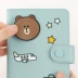 Hàn Quốc phiên bản của siêu dễ thương phim hoạt hình gấu nâu dài hộ chiếu túi hộ chiếu ngắn chủ đa chức năng bảo vệ bìa du lịch gói tài liệu Túi thông tin xác thực