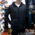 Nike cotton nam mùa đông ấm gió trùm đầu giản dị chạy bộ áo khoác thể thao áo khoác AH0545-010 - Quần áo độn bông thể thao