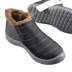 Mùa đông 2018 mới kéo lại giày cotton giày nam cộng với nhung ấm cho nam giầy nam lv chính hãng Giày ống