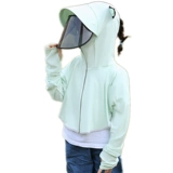 Детский солнцезащитный крем, одежда для защиты от солнца, дышащая шелковая тонкая куртка для мальчиков, семейный стиль, УФ-защита