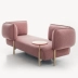Pinhong gia đình tùy chỉnh giải trí phòng khách sofa vải Bắc Âu sofa hiện đại tối giản đồ nội thất sofa - Đồ nội thất thiết kế