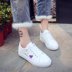 2018 mùa xuân mới ins sneakers nữ sinh viên Hàn Quốc giày trắng phụ nữ hoang dã giày thường giày vải Plimsolls