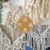 Giải trí Hui [Maple] dệt tay vật liệu tấm thảm gói Bắc Âu tường phòng khách trang trí macrame bông sợi dây thừng tấm thảm