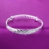 Thời trang new 925 bạc đầy sao bracelet bracelet giả bạc xe hoa đầy sao push-pull bracelet bracelet ZGXFU5AD vòng đá Vòng đeo tay Cuff