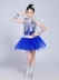 Ngày thiếu nhi Trang phục biểu diễn dành cho trẻ em Váy công chúa của bé gái Váy phồng Múa mới Trang phục khiêu vũ nhạc jazz Sequins - Trang phục