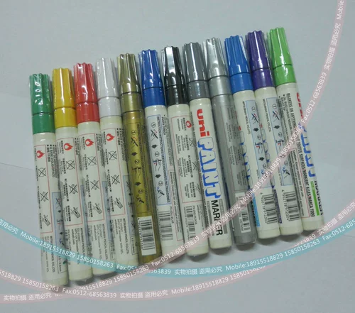 Университетский маркер PX-20 Black Mitsubishi Paint Pen Black Paint Multi-Purpose Multi-C