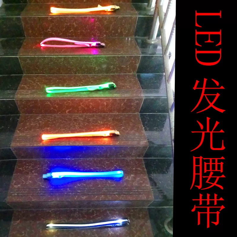 LED-ремень для восхождения с USB-зарядкой, безопасный индикатор, рюкзак, мигающие огни